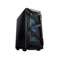 Asus TUF Gaming GT301 Mid-Tower Tempered Glass Side Panel Case with HoneyComb Front Panel & 3 ARGB Fans + 1 Rear Fan - Black ColorWaves