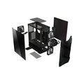 Asus TUF Gaming GT301 Mid-Tower Tempered Glass Side Panel Case with HoneyComb Front Panel & 3 ARGB Fans + 1 Rear Fan - Black ColorWaves