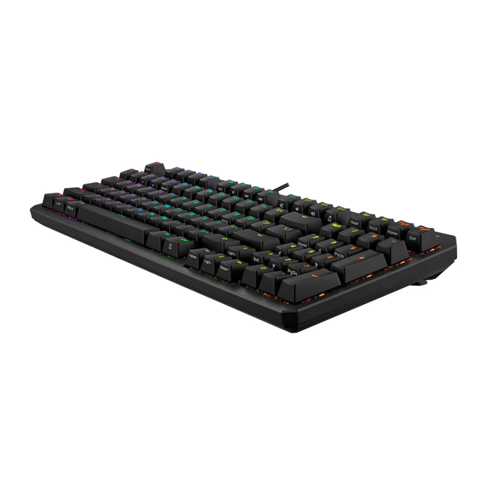 Asus Tuf K3 Gen II Wired Gaming Keyboard Red Switch Linear & Smooth (Arabic) - Black ColorWaves
