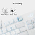 Asus X806 Rog Strix Scope TKL RGB Mechanical NX Red Switch (Linear & Swift) Gaming Keyboard White/Grey-Arabic ColorWaves