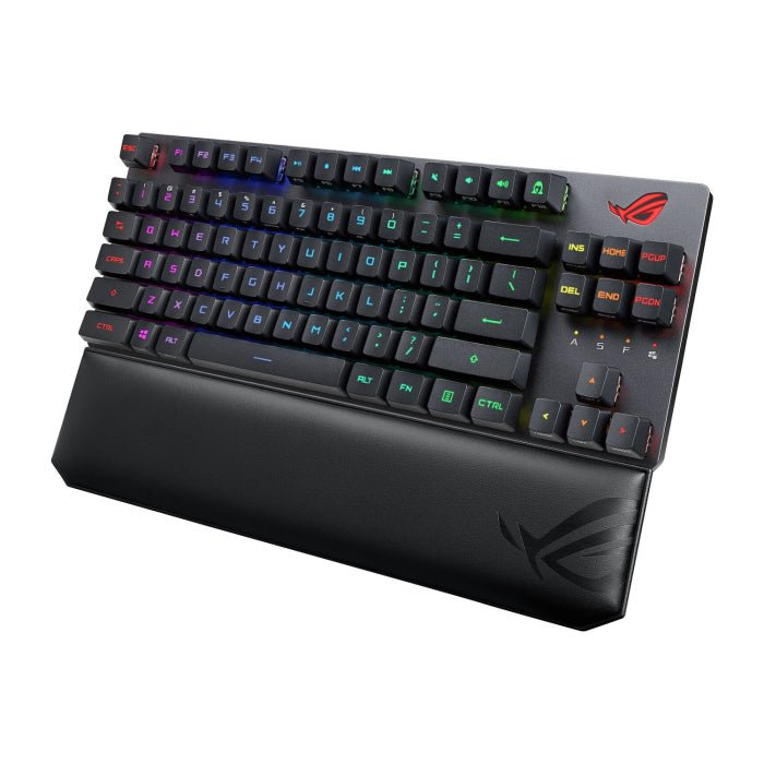 Asus X807 Rog Strix Scope RX TKL Wireless/Bluetooth/Wired Deluxe Optical Mechanical Gaming KeyBoard RX Red Switch ColorWaves