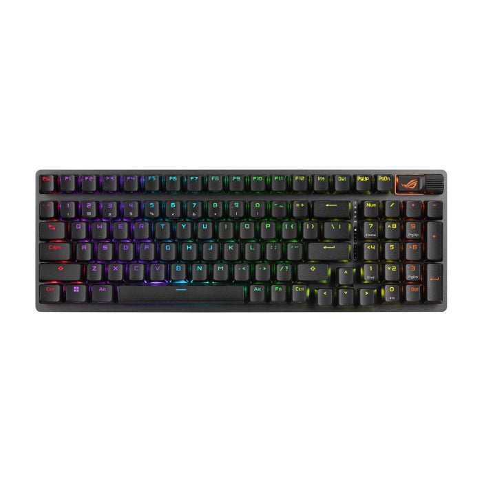 Asus X901 Rog Strix Scope II 96 Wireless RGB Mechanical Gaming KeyBoard NX Snow Switch Refined Linear - Black ColorWaves