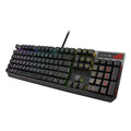 Asus XA05 ROG Strix Scope RX RED Optical Mechanical Switch RGB Wired Gaming Keyboard, Arabic, Black ColorWaves
