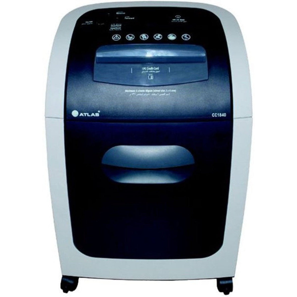 Atlas Cross Cut Shredder 18 Sheets Credit Card Cd Cc1840 ColorWaves