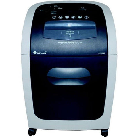 Atlas Cross Cut Shredder 18 Sheets Credit Card Cd Cc1840 ColorWaves