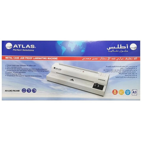 Atlas Laminating Machine Jam Proof 4R 240V A3 ColorWaves