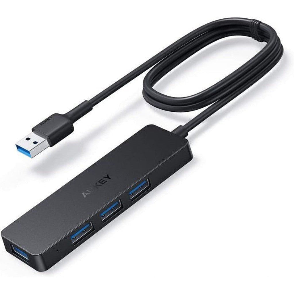 Aukey Aluminum Ultra Slim 4-Port Usb 3.0 Usb Hub ColorWaves