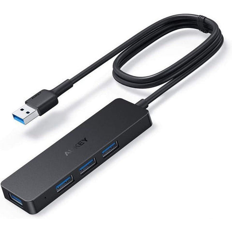 Aukey Aluminum Ultra Slim 4-Port Usb 3.0 Usb Hub ColorWaves