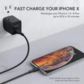 Aukey Braided 1M Usb-C To Lightning Cable - Black ColorWaves
