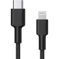 Aukey Braided 1M Usb-C To Lightning Cable - Black ColorWaves