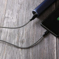 Aukey Braided Nylon Usb 2.0 To Micro Usb Cable - Black ColorWaves