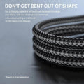 Aukey Braided Nylon Usb 2.0 To Usb C 0.9M Cable ColorWaves