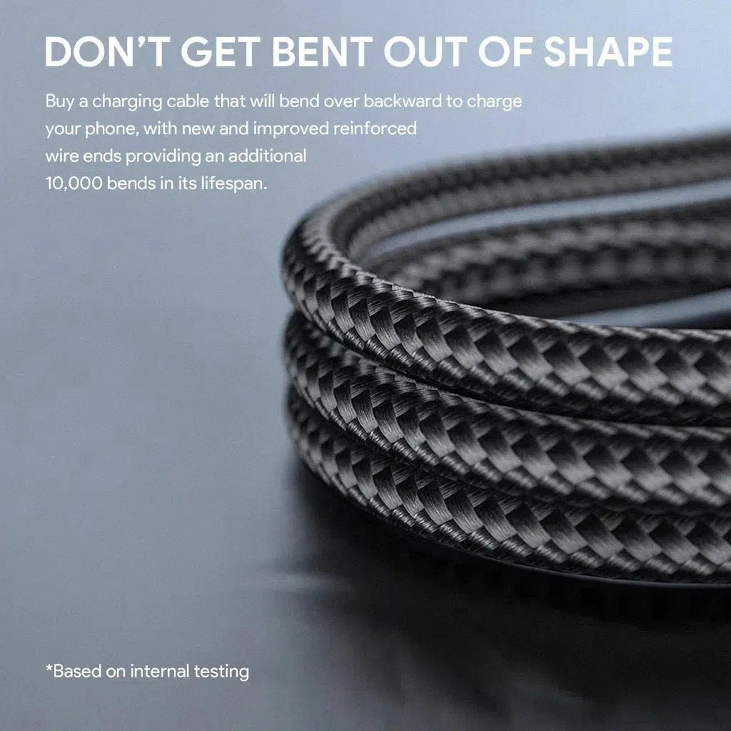 Aukey Braided Nylon Usb 2.0 To Usb C 0.9M Cable ColorWaves
