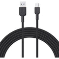 Aukey Braided Nylon Usb 2.0 To Usb C 0.9M Cable ColorWaves