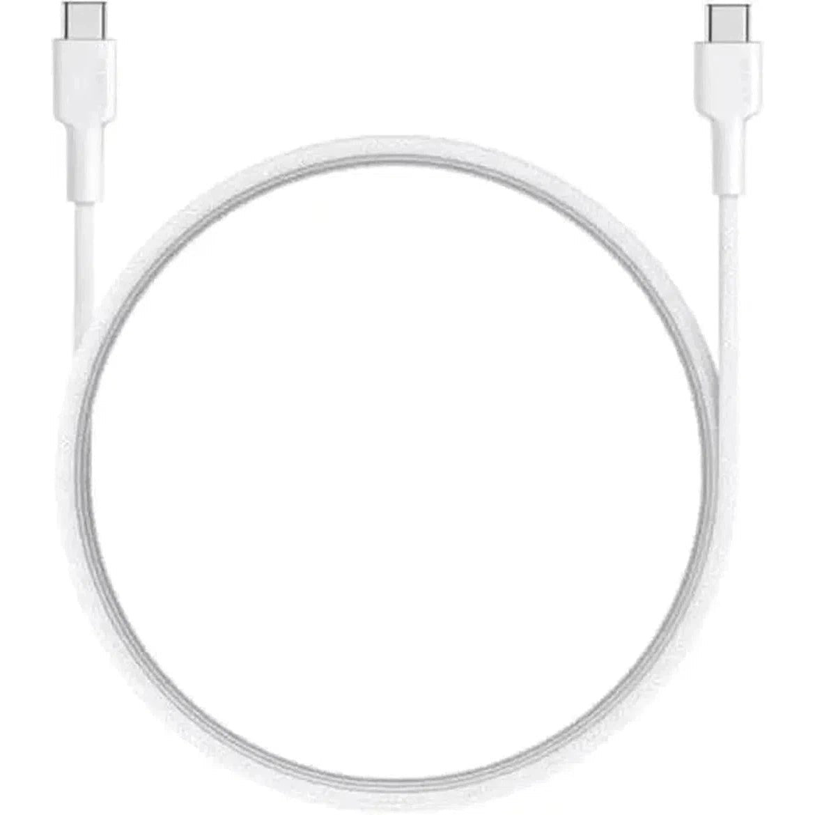 Aukey Braided Nylon Usb-C To Usb-C Cable - White ColorWaves