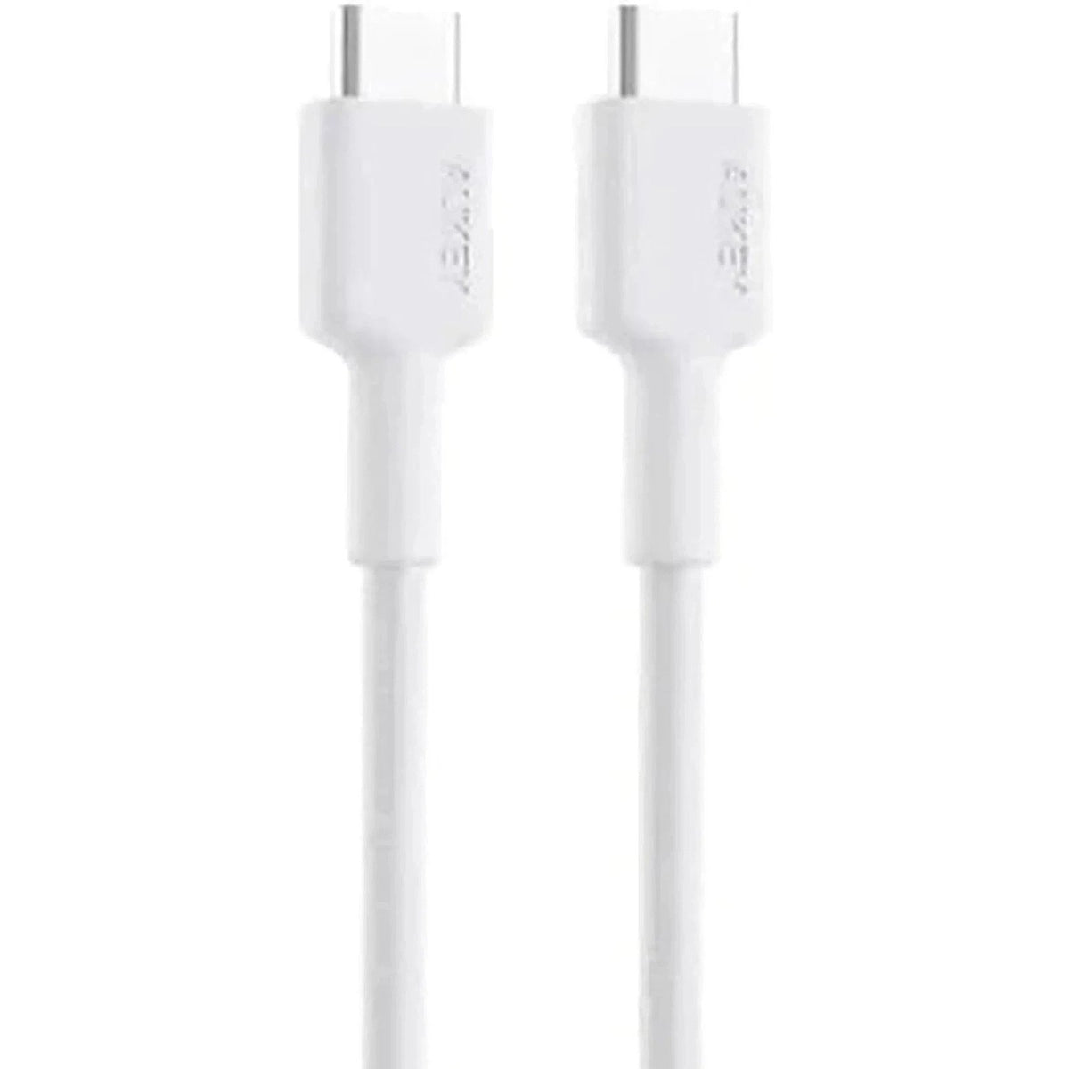 Aukey Braided Nylon Usb-C To Usb-C Cable - White ColorWaves
