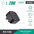Aukey Bundle Deal - Pa-Y25 + Cb-Cl1 + Pb-N83S - Black ColorWaves