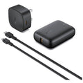 Aukey Bundle Deal - Pa-Y25 + Cb-Cl1 + Pb-N83S - Black ColorWaves