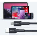 Aukey Kevlar Core Lightning To 1.2M Usb-C Cable ColorWaves