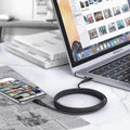 Aukey Kevlar Core Lightning To 2M Usb-C Cable ColorWaves