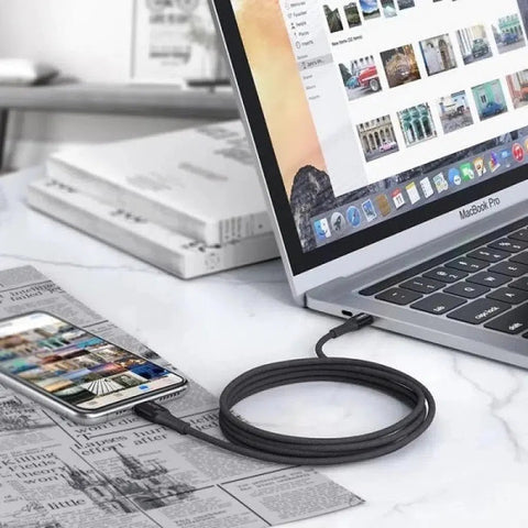 Aukey Kevlar Core Lightning To 2M Usb-C Cable ColorWaves