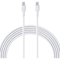 Aukey Nylon Braided Usb-C To Usb-C 1M Cable - White ColorWaves