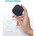 Aukey Pa-Y25 Cb-Cl1 : 20W Adapter With 0.9Mtrs Usb-C To Lightning Cable - Black ColorWaves
