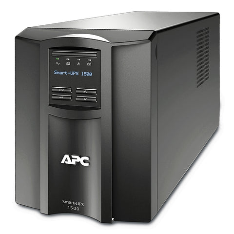 APC Smart-UPS, Line Interactive, 1500VA, Tower, 230V, 8x IEC C13 outlets, SmartConnect Port+SmartSlot, AVR, LCD ColorWaves
