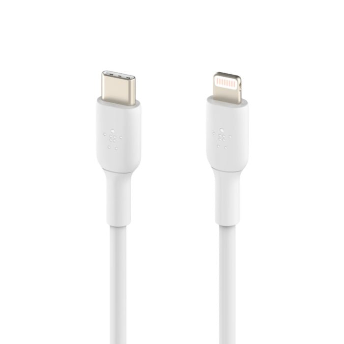 Belkin Boost Charge USB-C Cable With Lightning Connector 1M - White ColorWaves