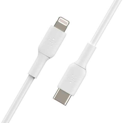 Belkin Boost Charge USB-C Cable With Lightning Connector 1M - White ColorWaves