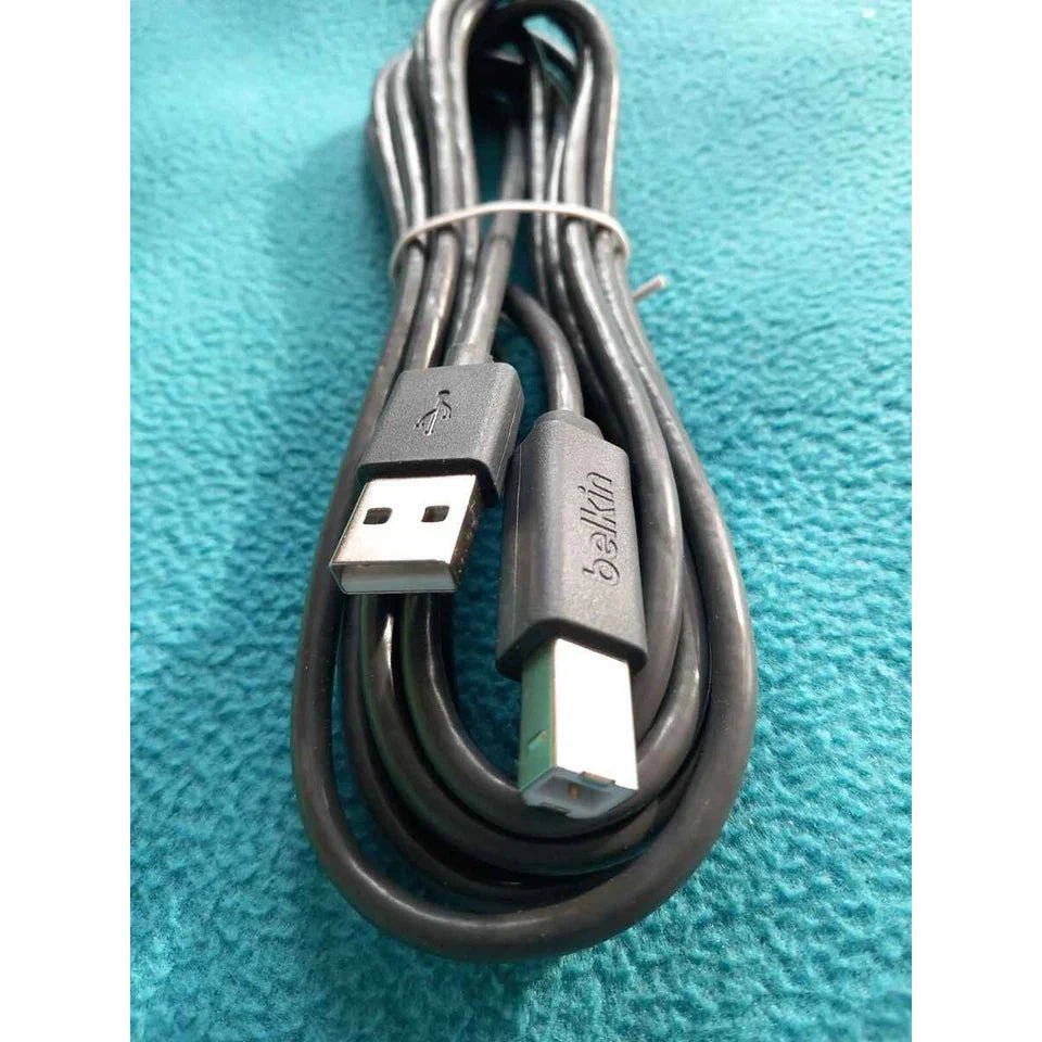 Belkin Premium Printer Cable 3Mtr - 10 Ft 4Pin USB Type B to 4Pin USB Type A - Molded ColorWaves
