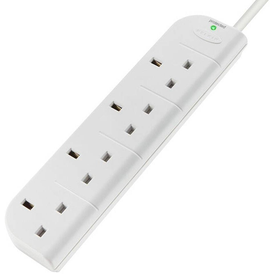 Belkin Surge Protector 4 Outlet 1 MTR- F9E400UK1M ColorWaves