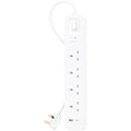 Belkin Surge Protector 4 Outlet/18W USB-A/USB-C/2Mtr- SRB001AR2M ColorWaves