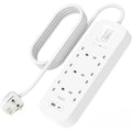 Belkin Surge Protector 6 Outlet/18W USB-A/USB-C/2Mtr-SRB002AR2M ColorWaves