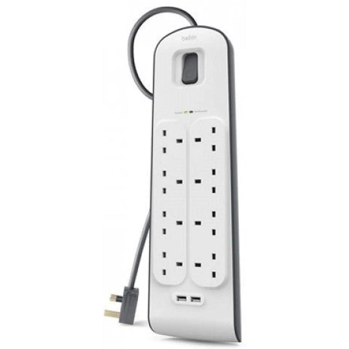 Belkin Surge Protector 8 Outlet 2 Usb 2.4A (Bsv804Af2M) ColorWaves