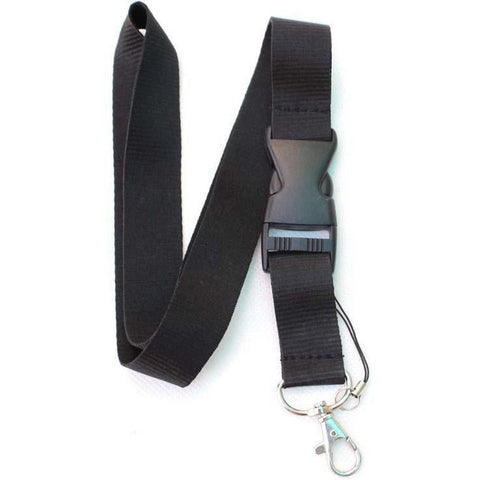 Black Color Lanyard Id Badge ColorWaves