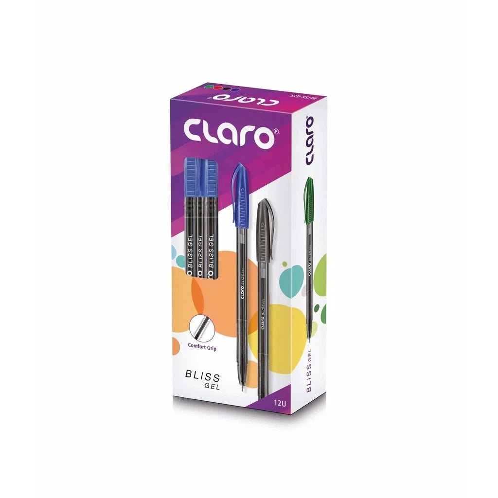Bliss Gel Pen 12 Pcs Box Tip 0.6 mm ColorWaves