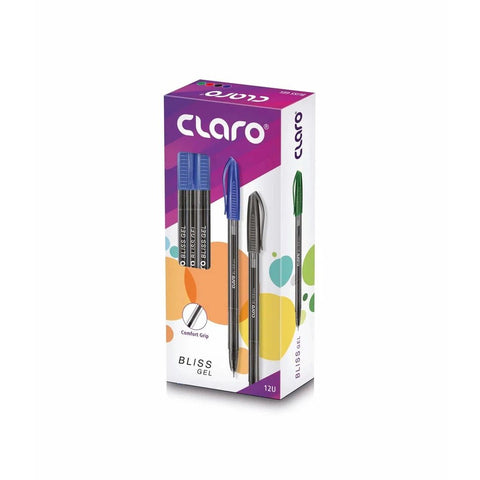 Bliss Gel Pen 12 Pcs Box Tip 0.6 mm ColorWaves