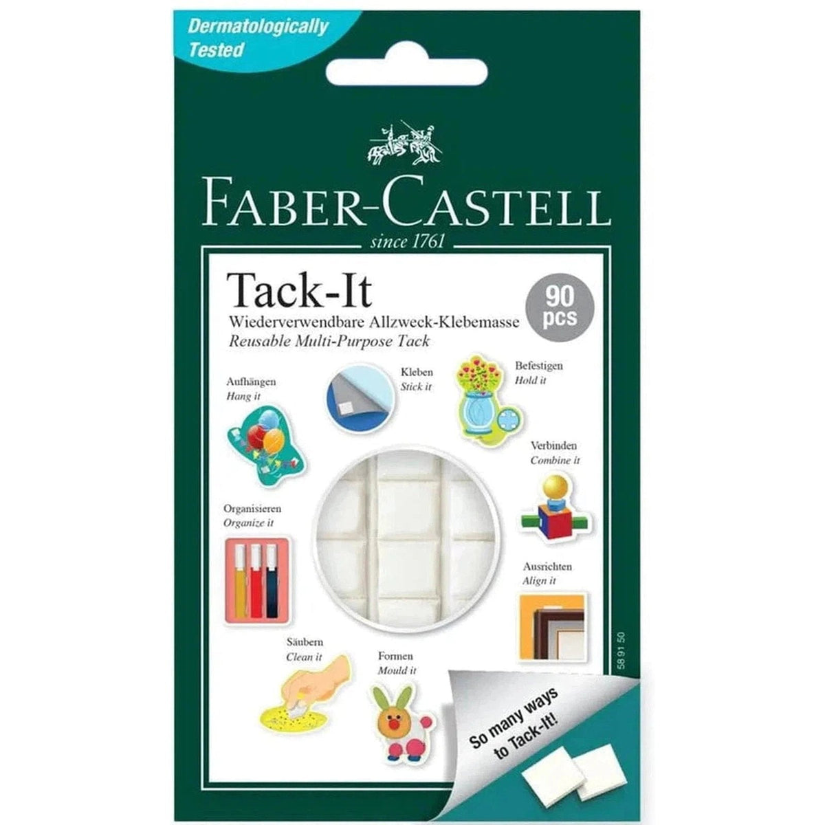Blue Tack It Faber Castell 90 Pcs ColorWaves