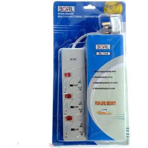 Borl 3 Way Extension Socket ColorWaves