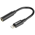 Boya 3.5 Mm Female Trs To Male Lightning Adapter Cable ColorWaves