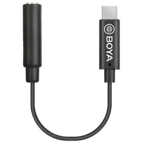 Boya 3.5 Mm Female Trs To Male Type-C Adapter Cable ColorWaves