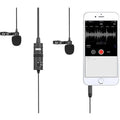 Boya Dual Mic Lavalier Microphone For Smartphones And Dslrs ColorWaves