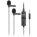 Boya Dual Mic Lavalier Microphone For Smartphones And Dslrs ColorWaves