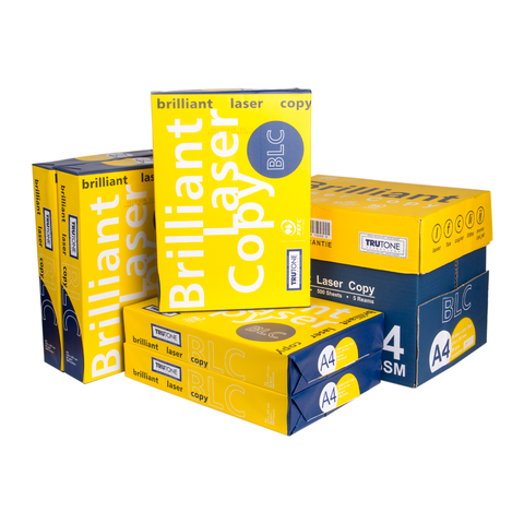 Brilliant Laser Copy (BLC) A4 80 GSM Photocopy Paper - Carton ColorWaves