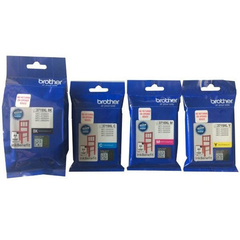 Brother LC3719XL High Yield Combo Ink Cartridges Brother