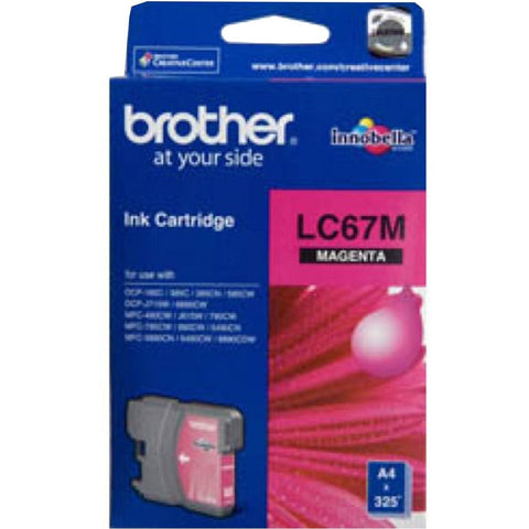 Brother Lc 67 Magenta Ink Cartridge Brother
