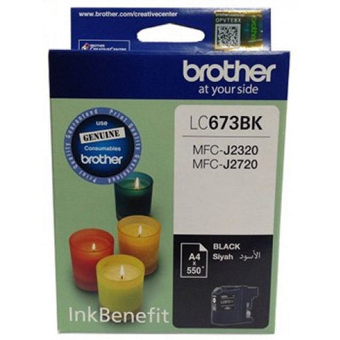 Brother Lc 673 Black Ink Cartridge Brother
