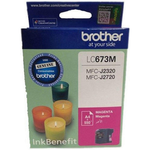 Brother Lc 673 Magenta Ink Cartridge Brother