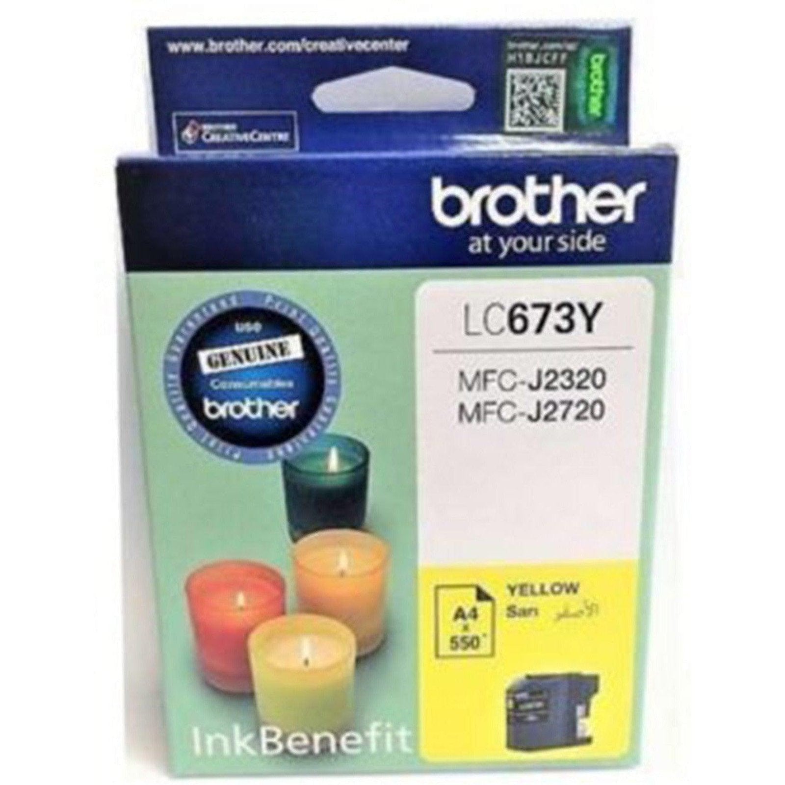 Brother Lc 673 Yellow Ink Cartridge Brother